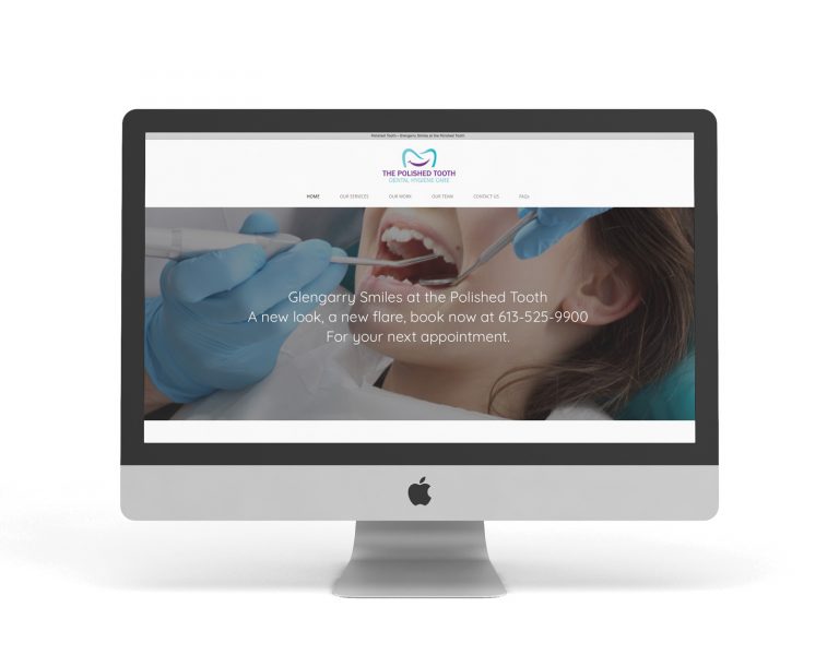 Design and development of a responsive website for The Polished Tooth. Web hosting by EvolvingMedia.com. Visit www.polishedtooth.ca