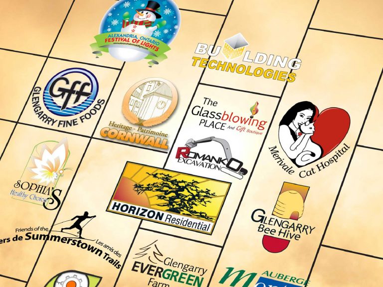 A collage of company logos designed by Jeff Poissant, RGD