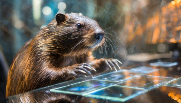 An image of a beaver actively protecting email from malicious spoofing attacks.