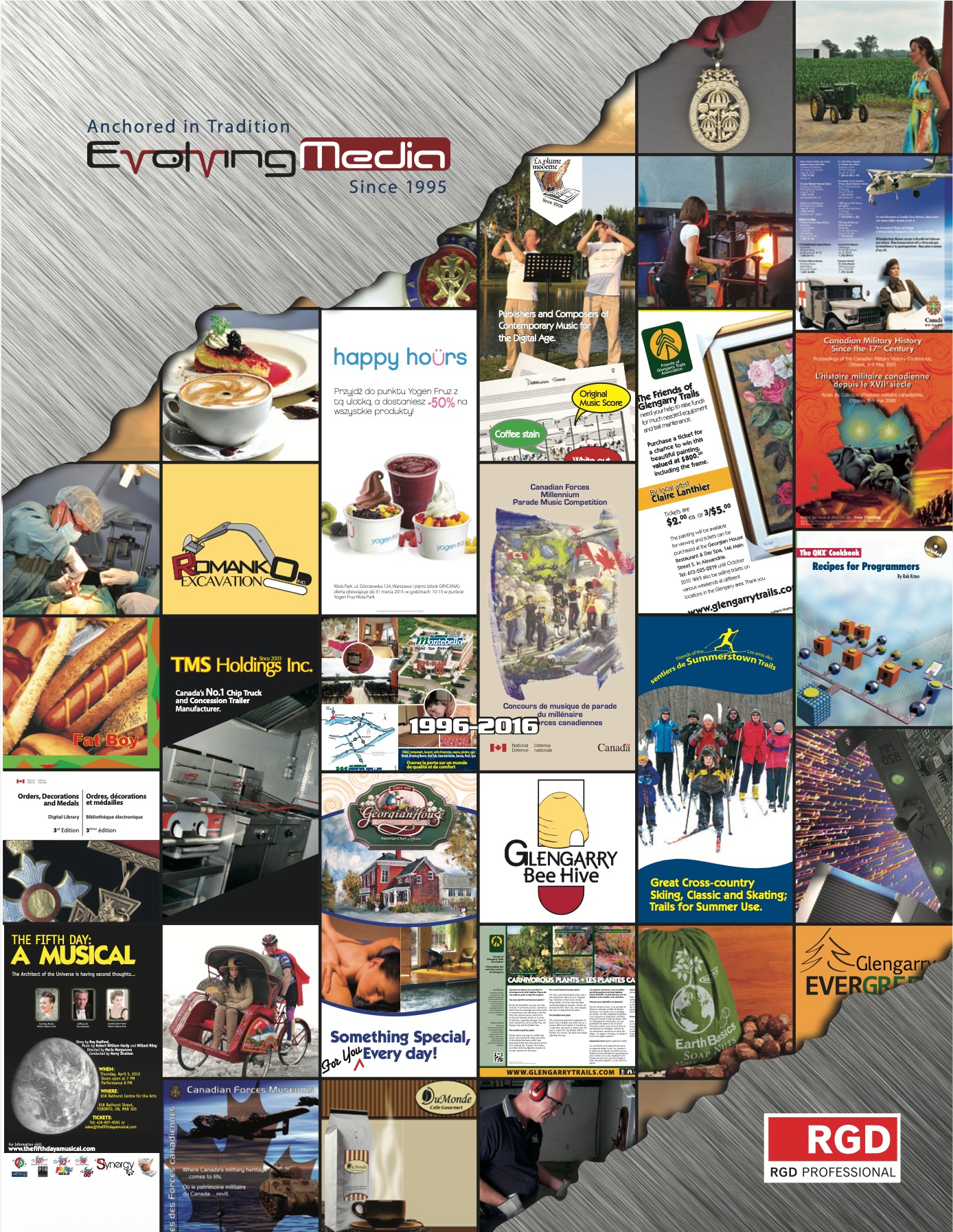 Evolving Media Chronicles 2015 by Jeff Poissant, RGD.