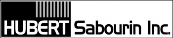 Logo design by Jeff Poissant, RGD of Evolving Media & Design Inc. for Hubert Sabourin Inc., in Alexandria, Ontario.
